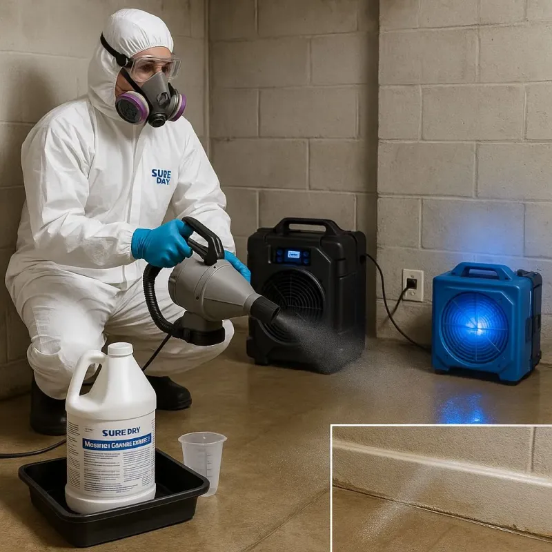 Sanitization and Odor Removal process in Fairwood, MD